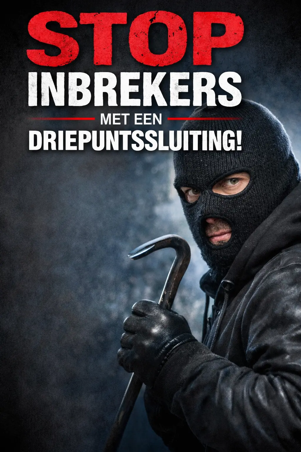 Stop inbrekers met driepuntssluiting!